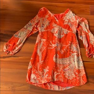 Alex and Trixie silk mini dress